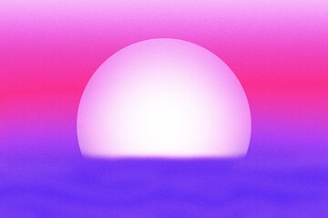 Wall Mural - Abstract smooth gradient colors background. Sunset landscape concept. Noise grainy texture. Poster, banner, presentation, web backdrop design 