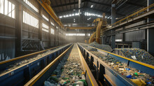  Sorting System In A Waste Recycling L