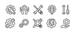 © Vilogsign - Tools and Service icon set. Containing wrench, screwdriver, spanner and gear icon symbol for repair, settings, maintenance, installation, technical. Vector illustration