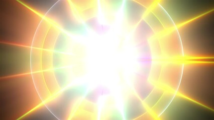 Poster - Abstract bright lights. Computer generated 3d render