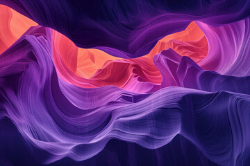 Poster - Surreal colorful landscape inspired by Grand Canyon. Background image. Created with Generative AI technology