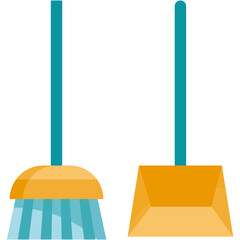 Sticker - Broom Illustration