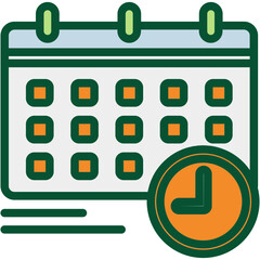 Sticker - Schedule Illustration