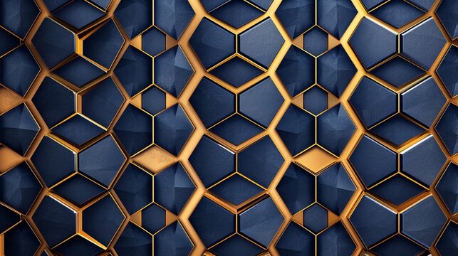 luxurious eye catching geometric pattern generated by ai