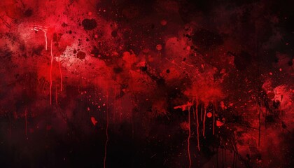 Fototapeta abstract scary bloody background, red blood texture, horror backdrop