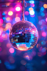 Canvas Print - disco ball