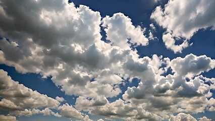 Wall Mural - high cirrus clouds add a touch of elegance to the deep blue sky above.