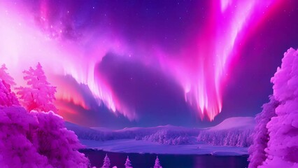 Wall Mural - the polar sky becomes a canvas for the vivid and everchanging colors of the aurora australis.