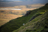 Fototapeta Mosty linowy / wiszący - Quiraing Isle of Skye, Scotland