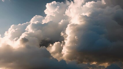 Poster - Ethereal virga clouds releasing delicate showers that never touch the ground