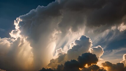 Poster - Enchanting virga clouds with shimmering trails of precipitation dissipating into the atmosphere