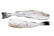 Raw Pollock fish ready to cook.  Isolated, Transparent background.