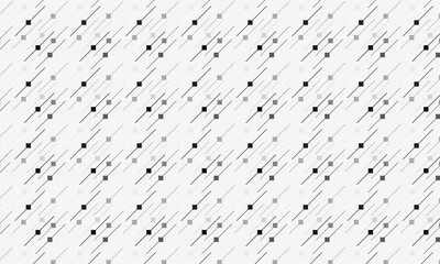 Poster - abstract repeatable seamless black grey thin line diagonal pattern on grey.