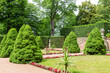 Old  Park in Lichtenwalde Palace.  Saxony. Germany