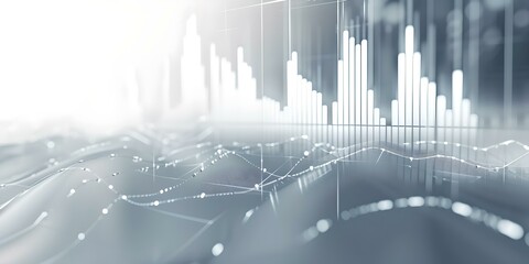 Fototapete - Abstract technology background with dynamic lines and data flow. futuristic digital interface design. perfect for tech presentations. AI