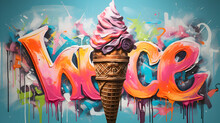 A Colorful Ice Cream Cone With The Word Ice Cream On It,,
Cartoon Graffiti Wallpaper, Cartoon Graffiti Background, Cartoon Graffiti Pattern, Cartoon Character Graffiti Background, Cartoon Character G
