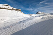 Winter French Alps, ski resort Flaine, Grand Massif near Mont Blanc, France