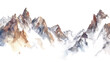 Hohe Berge Gipfel Himalaya Vektor Natur Landschaft Bergsteigen