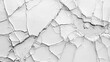 © buraratn - Cracked glass on a white background texture