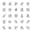 © Yaprativa - Navigation and Map icon pack for your website, mobile, presentation, and logo design. Navigation and Map icon outline design. Vector graphics illustration and editable stroke.