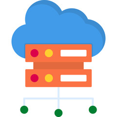 Sticker - Cloud Server Icon