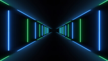 Wall Mural - VJ abstract light event particles concert dance game edm music stage party openers titles led neon tunnel background