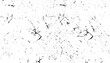 © Mst - Distressed black texture. Dark grainy texture on white background. Dust overlay textured. Grain noise particles. Rusted white effect. Grunge design elements. Vector illustration
