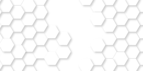 	
White Hexagonal Background. Luxury White Pattern. Vector Illustration. 3D Futuristic abstract honeycomb mosaic white background. geometric mesh cell texture. modern futuristic wallpaper.