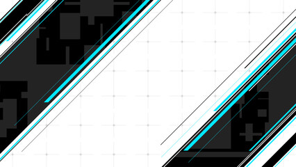 simple flat technology design background with copy space area