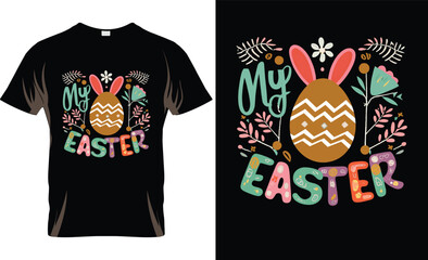 Easter Day T-shirt design,easter bunny t shirt design vector,hop,humor,hunter,joke,lovely,Easter Bunny clothing, My 1st Easter,Dead Bunny,Easter day trendy shirt design,3