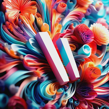 Creative Elegance: Typography and Lettering Art Showcasing Bold Modern Fonts and Intricate, Elegant Layouts