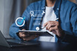 © A Stockphoto - Quality Certificate and Checklist document analyst target marketing planning assignment with quality management. Standardization, certification.