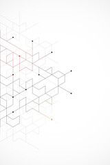 Creative idea of modern design with abstract geometric background. Minimalistic vector texture with polygonal pattern