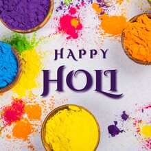 Purple Happy Holi, Gulal Banner, Flyer, Poster, Template, Background, Wallpaper, Greeting Card