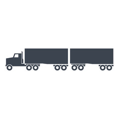 Wall Mural - Truck icon	