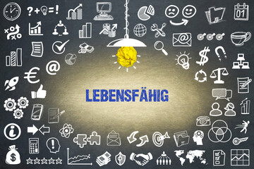 Poster - lebensfähig	