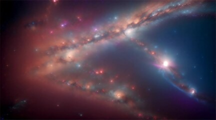Wall Mural - colorful space galaxy cloud nebula. stary night cosmos. universe science astronomy.
