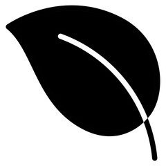 Poster - leaf icon