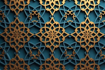 Wall Mural - Ramadan Kareem seamless pattern background