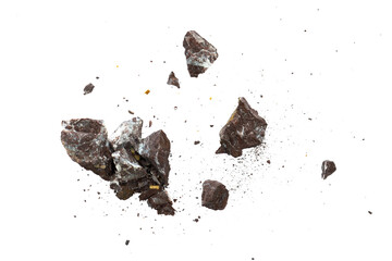 Poster - abstract explosion rock with particle isolated