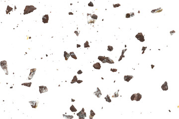 Poster - Dirty stone flake particle