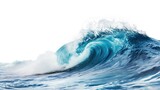 Fototapeta  - Ocean wave isolated on white background