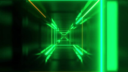 dj light vj loop kaleidoscope animation 3d abstract motion background