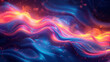 Colorful fluid lines geometric background, colorful abstract fluid gradient color background