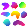 © Vhy_Phit - Set of futuristic blob gradient vector.