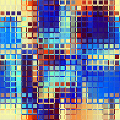 Aufkleber - Geometric abstract pattern. Halftone small dots pattern.