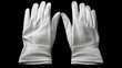 simple illustration of cotton gloves