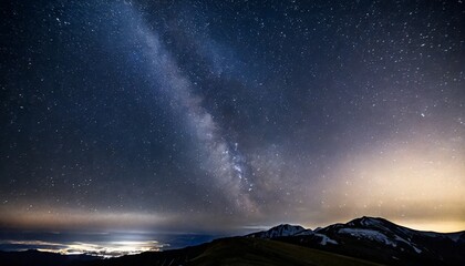 Poster - starry night sky