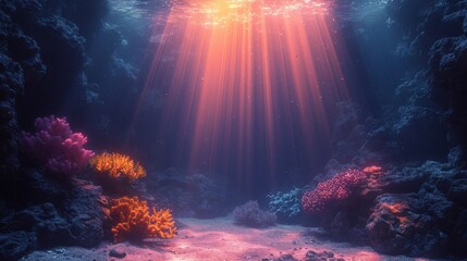 Wall Mural - Underwater Radiance