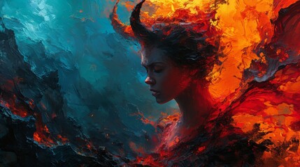 Canvas Print - Mystical Flame